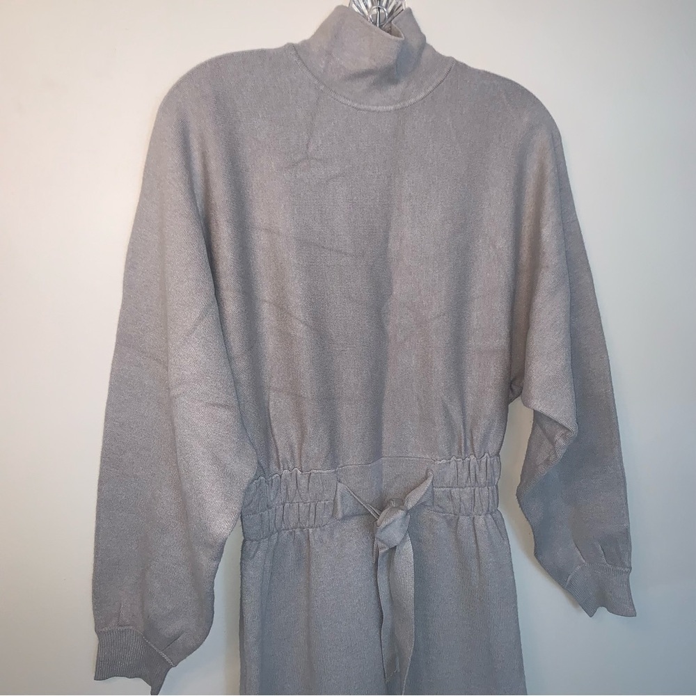 Zara Textured Knit Sweater Maxi Dress S - Picture 15 of 16